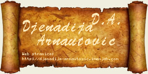 Đenadija Arnautović vizit kartica